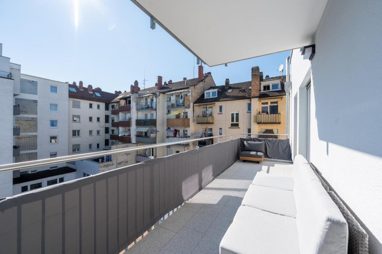 Apartamento Lit Living: Luxus - Box Spring - Parking - Terrace Ludwigshafen am Rhein Habitación foto